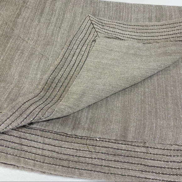 Threshold KING Gray Chambray Sham Stitched Edge - Picture 4 of 6